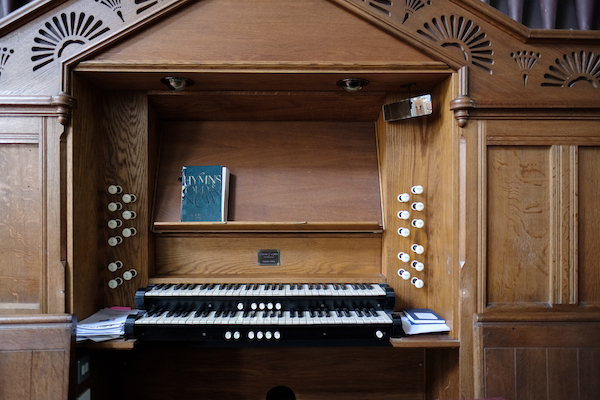 A church organ